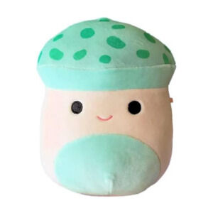 Squishmallows KellyToy Plush 7" Sydney Green Mushroom Super Soft & Cuddly NEW